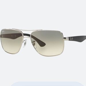 Ray-Ban RB3483 Sunglasses- Silver/Light Grey Gradient